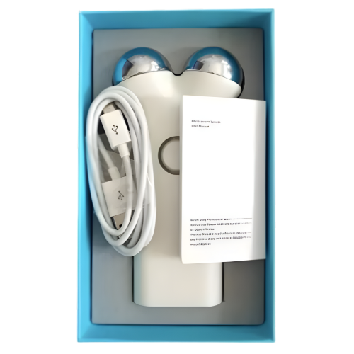 Microstroom Gezichtslifting Apparaat – met Verwarming, 3 Modussen, Oplaadbaar