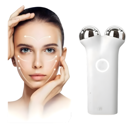 Microstroom Gezichtslifting Apparaat – met Verwarming, 3 Modussen, Oplaadbaar