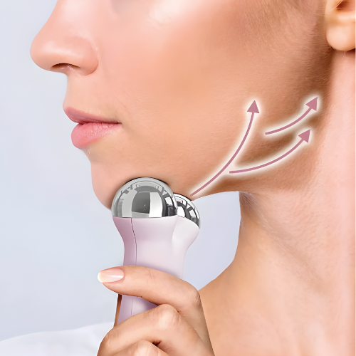 Microstroom Gezichtslifting Apparaat – met Verwarming, 3 Modussen, Oplaadbaar