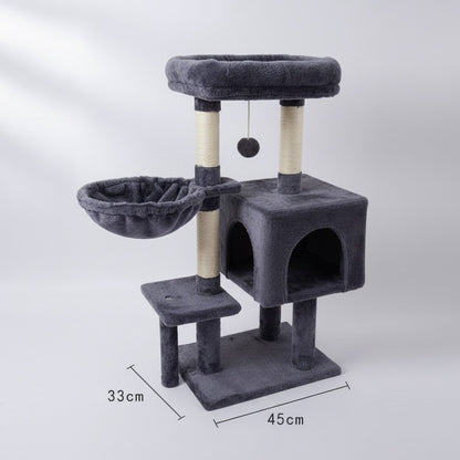 Havena Katten Krabpaal Laag Dark Grey – luxe comfort voor je kat