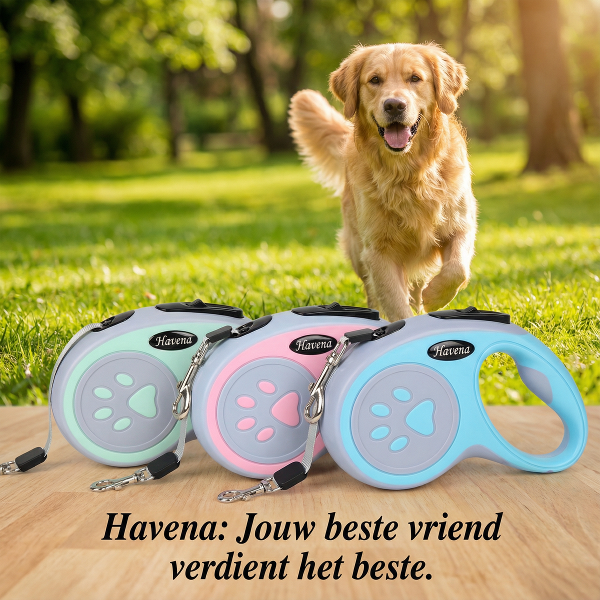 Automatische Intrekbare Hondenriem 5m (Voor Kleine Honden & Katten)