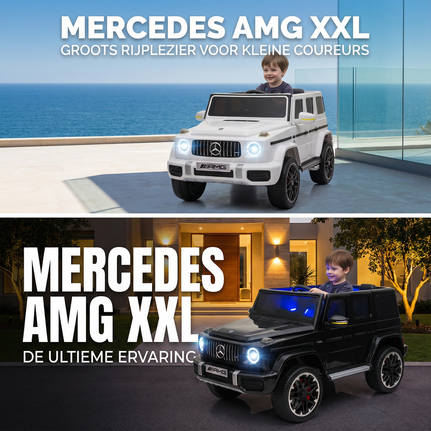 Elektrische Auto Mercedes XXL – Luxe, Kracht en Speelplezier in Eén!