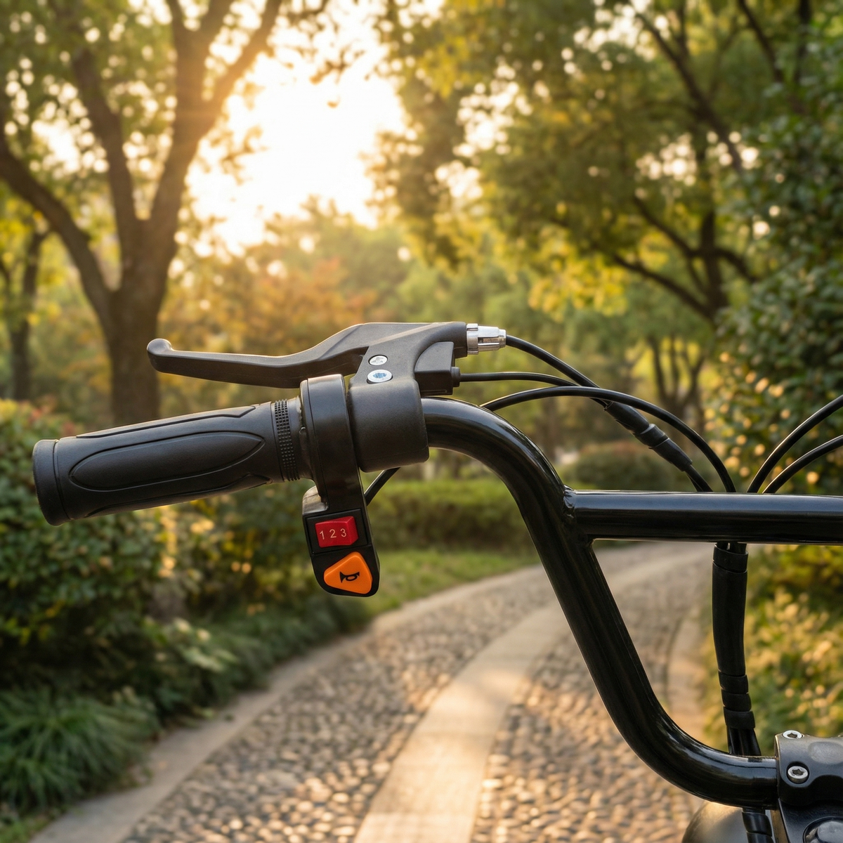 Elektrische Drift Trike Kart 250W 36V 2026 – Zwart met Achtervering